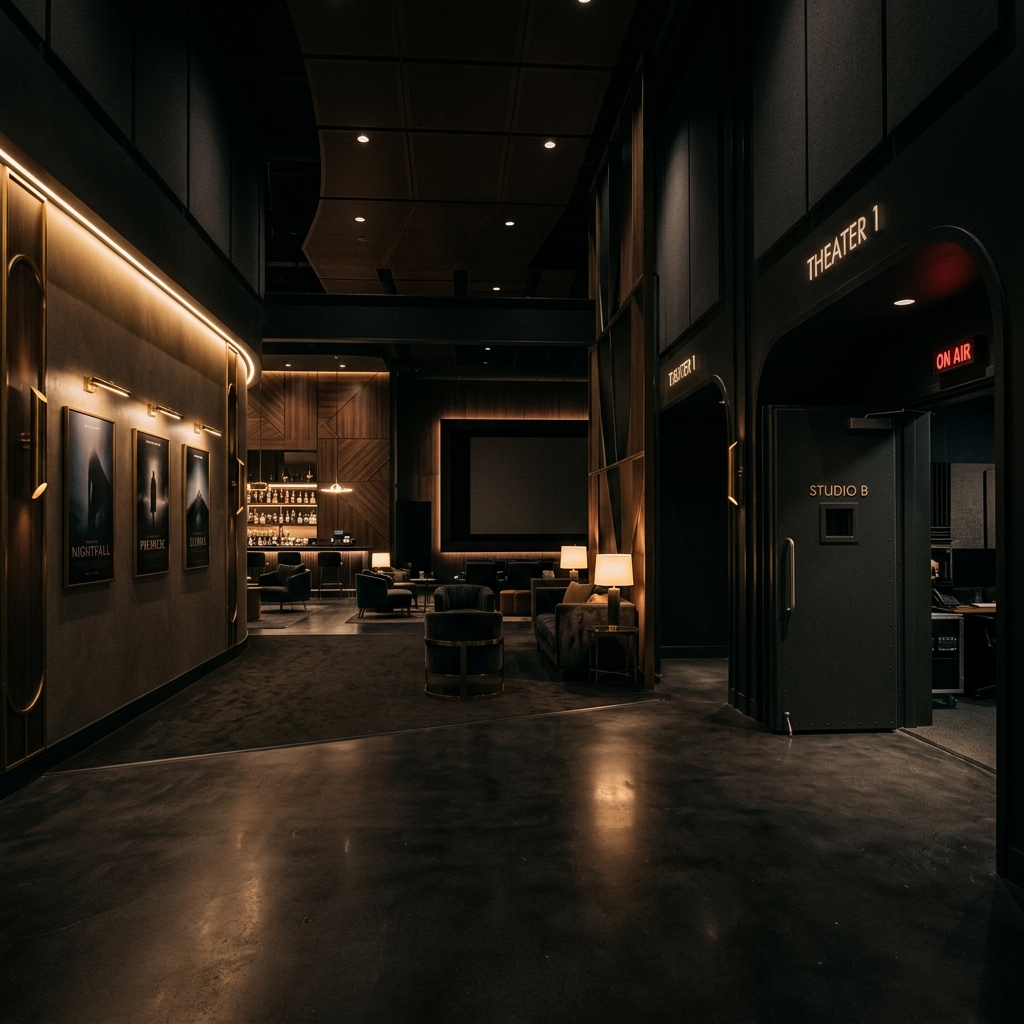 Mazel Entertainment studio Screening and Production Lounge